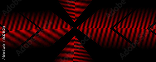 3D glowing red techno abstract background overlap layer on dark space with letter x effect decoration. Modern graphic design element future style concept for banner, flyer, card, or brochure cover.