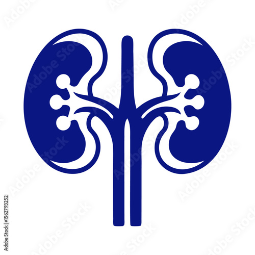 Kidney health icon design