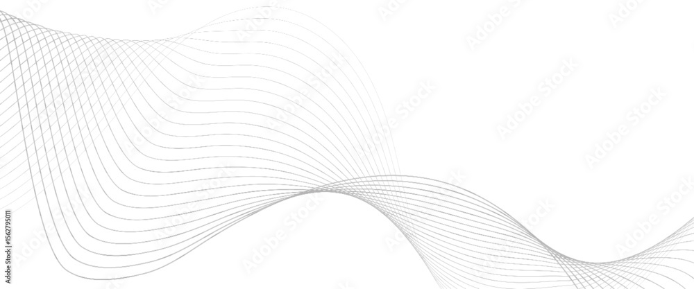 Vector technology abstract lines on white background with flowing particles future technology concept Vector technology abstract lines on white background with flowing particles future technology concept
