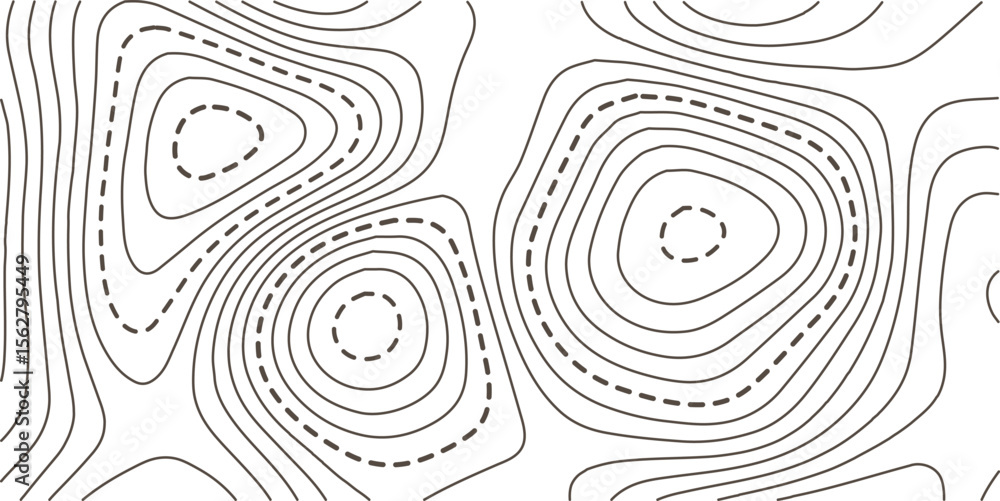 Geographic mountain relief diagram line wave carve pattern. Abstract topo contour map on white background, Topographic map Topographic contour lines map seamless pattern. Geographic mountain relief diagram line wave carve pattern. Abstract topo contour map on white background, Topographic map Topographic contour lines map seamless pattern.