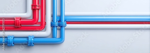 Wallpaper Mural Colorful Pipes Network Torontodigital.ca