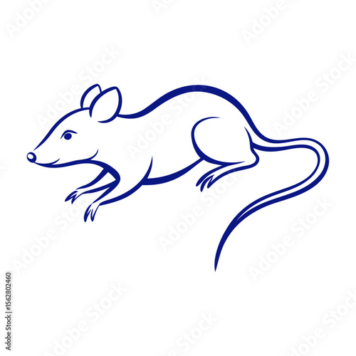 Jumping rat icon