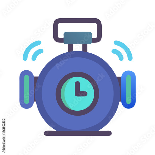 Smart Weighted Gym Timer Icon. Design of Fitness and Gym Icons.