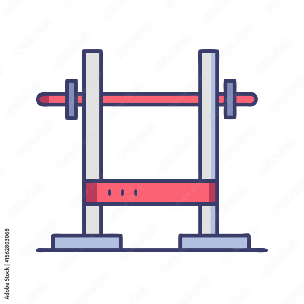 Versatile Adjustable Squat Box Icon. Design of Fitness and Gym Icons. Versatile Adjustable Squat Box Icon. Design of Fitness and Gym Icons.