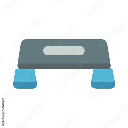  Adjustable Aerobic Stepper Icon Design. Design of Fitness and Gym Icons.