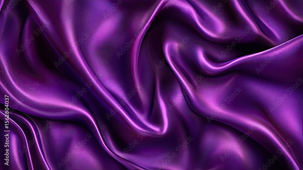 Obraz premium Purple Silk Drape Texture Background.