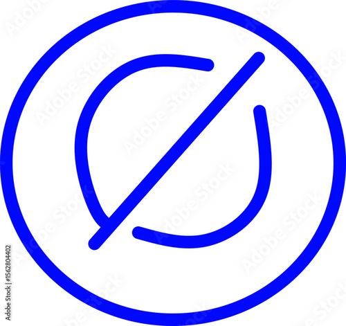blue line icon Ambulance cross inside circle. Blue line icon with medical and healthcare inside circle