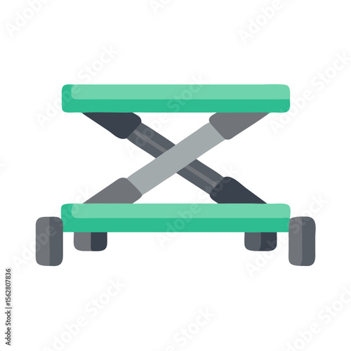  Fitness Adjustable Stepper Machine Icon. Design of Fitness and Gym Icons.