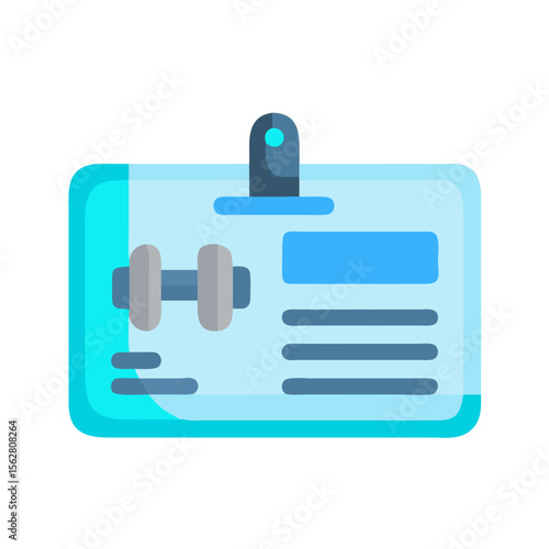  Effective Gym Membership Card for Fitness Access. Design of Fitness and Gym Icons.