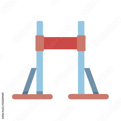  Dynamic Gymnastics Chalk Stand Icon. Design of Fitness and Gym Icons.