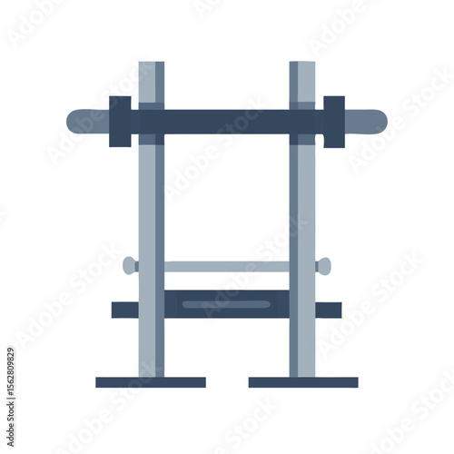  Versatile Squat Rack Icon. Design of Fitness and Gym Icons.