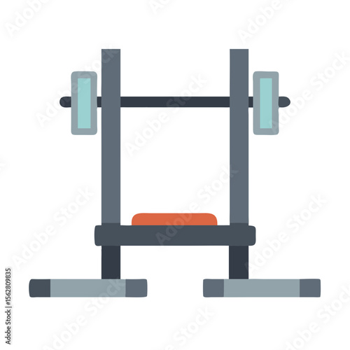  Innovative Multi-Position Squat Rack Icon. Design of Fitness and Gym Icons.
