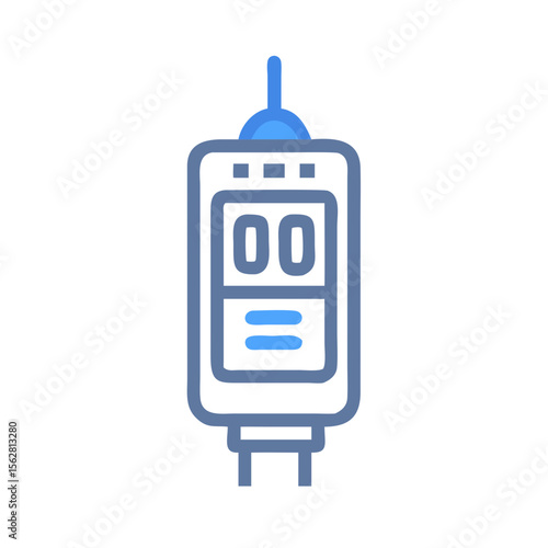  LED Stopwatch Icon for Timing. Design of Fitness and Gym Icons.