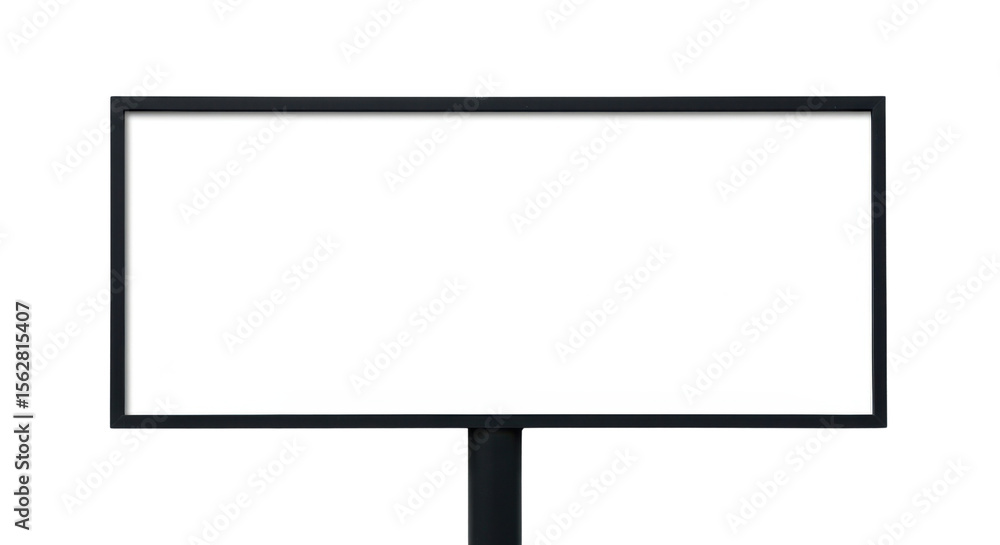Blank billboard for advertisement placement isolated PNG with Transparent Background Blank billboard for advertisement placement isolated PNG with Transparent Background