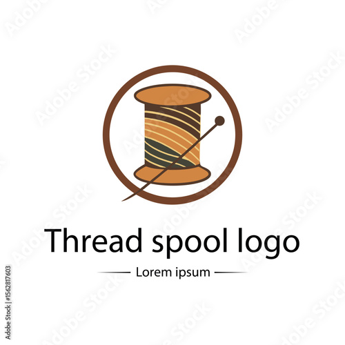 Thread spool logo