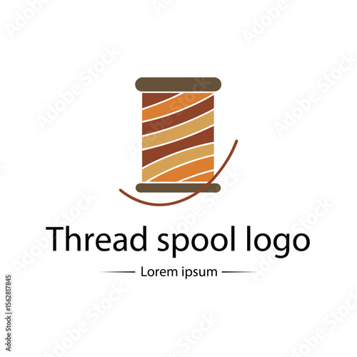 Thread spool logo