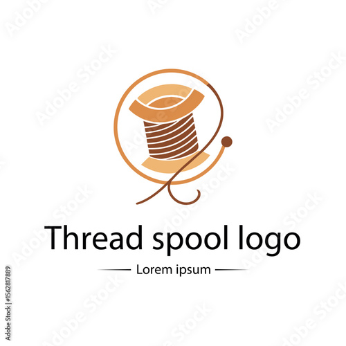Thread spool logo