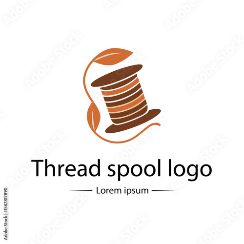 Thread spool logo