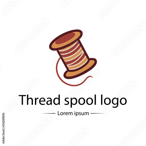 Thread spool logo