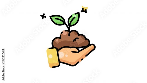 Reforestation Animation Icon