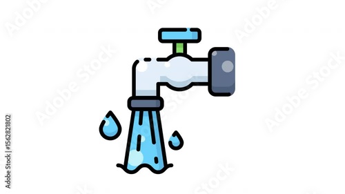 Water Tap Animation Icon