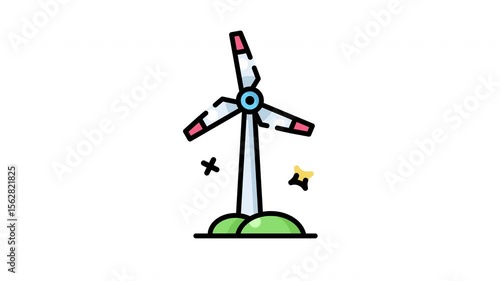 Windmill Icon Animation