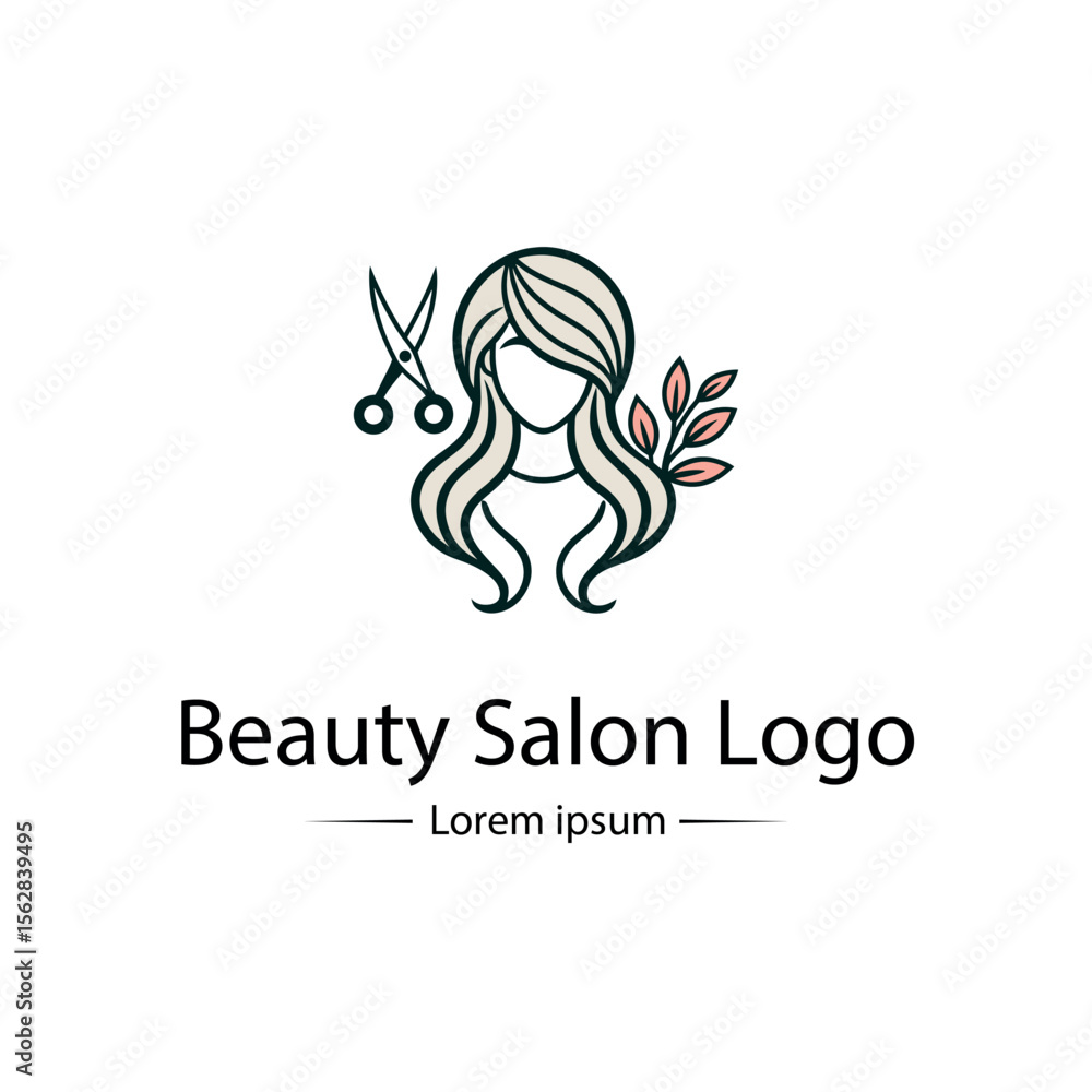 Fototapeta premium Beauty salon logo