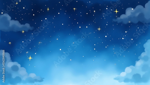 night sky with stars