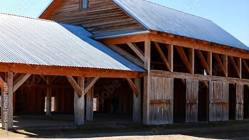Old wooden barn exterior
