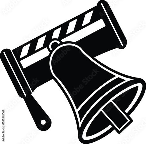Megaphone with Clapperboard Icon