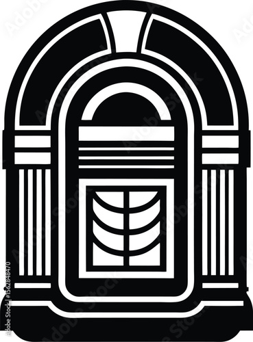 Vintage Music Jukebox Icon