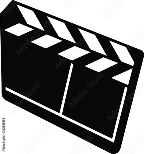 Cinema Clapper Board Silhouette