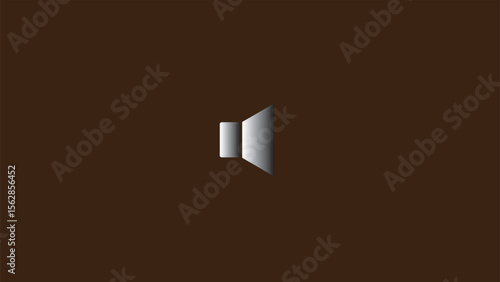 Abstract sound, music, speaker Audio technology icon, music icon simple.
