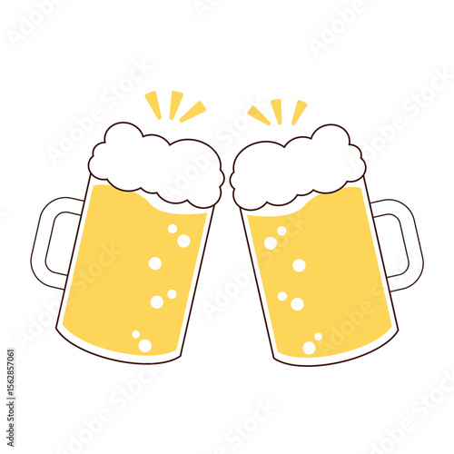 シンプルなビールアイコン