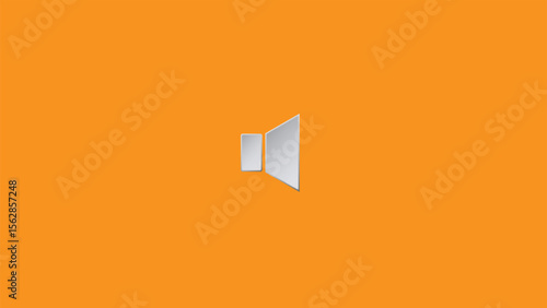 Abstract sound, music, speaker Audio technology icon, music icon simple.