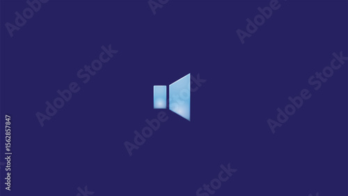 Abstract sound, music, speaker Audio technology icon, music icon simple.