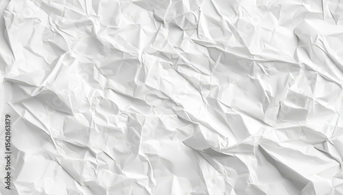 Crinkled white paper texture (1)