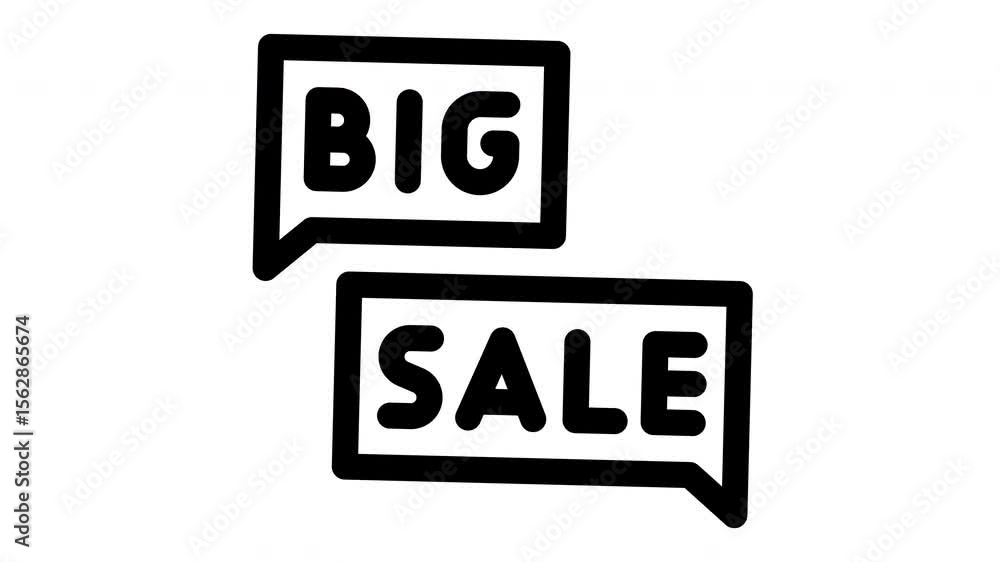 sale minimalist line animation sale minimalist line animation