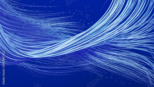 Abstract line design background representing technology and data flow