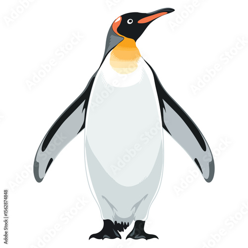 Penguin Icon Big Emperor or King Penguin