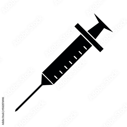 syringe isolated on white background