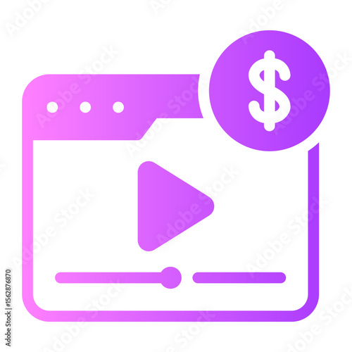 paid content gradient icon