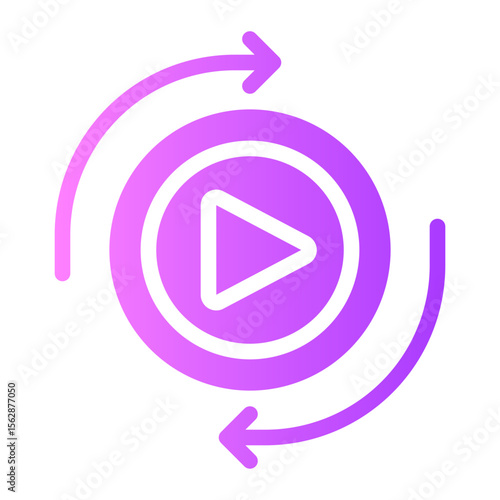 sync gradient icon