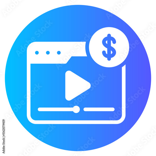 paid content gradient icon