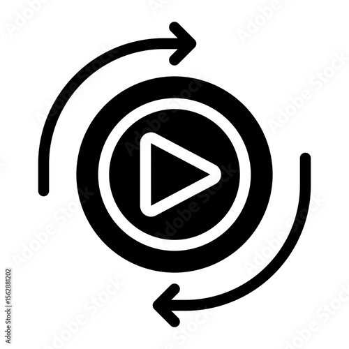 sync glyph icon