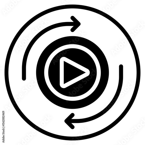 sync glyph icon