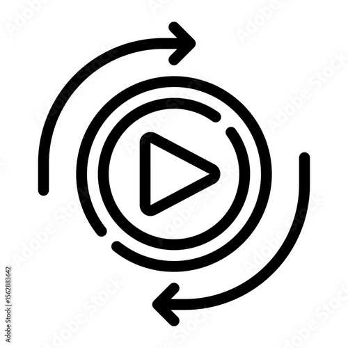 sync line icon