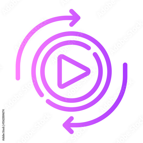 sync gradient icon