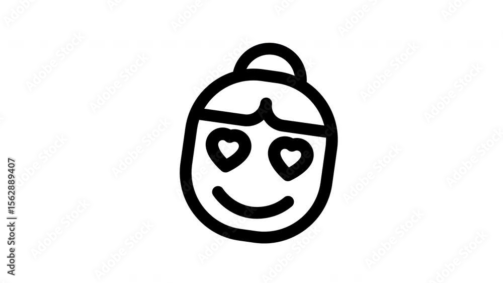 woman minimalist line animation woman minimalist line animation
