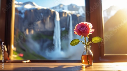 flower in the window